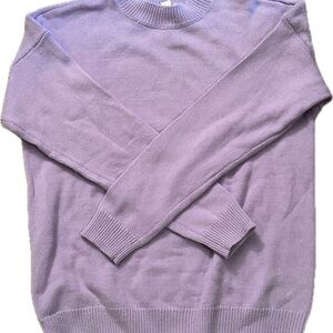 Style & Co. Lavender Crew Neck Sweater